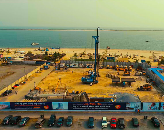 Waterview construction site preparation