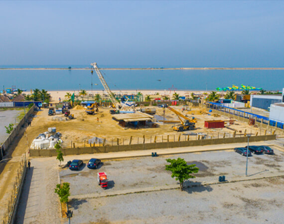 Waterview foundation works in progress