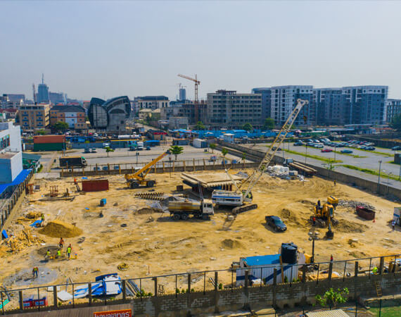 Waterview structural ground works