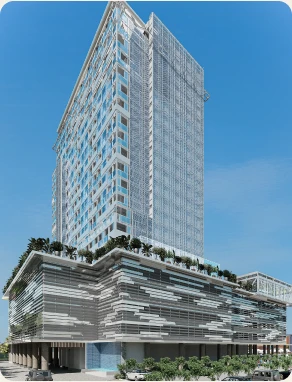 Landmark Waterview tower exterior
